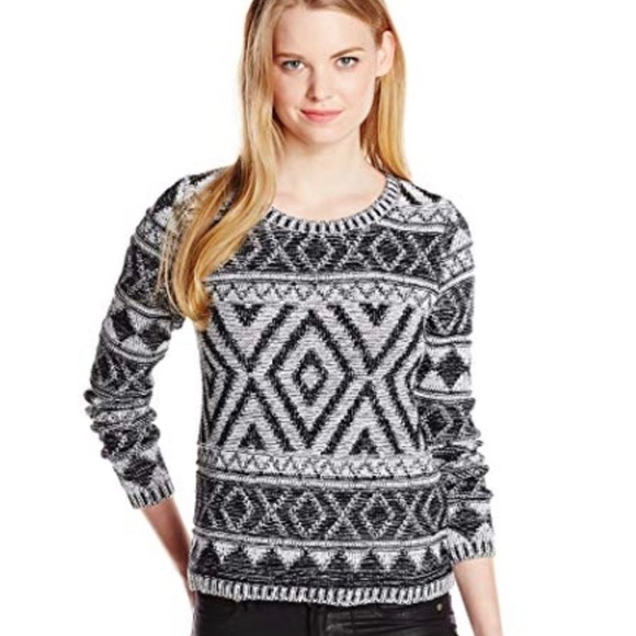 Lucky Brand- Jacquard Pullover Sweater size: M - Picture 1 of 9